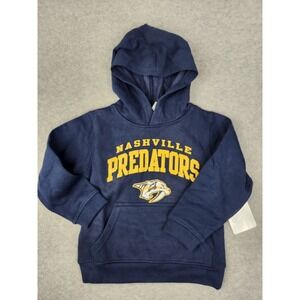 Nashville Predators Hoodie Youth Extra Small NHL Hockey Pullover Sweater‎ EX 4/5